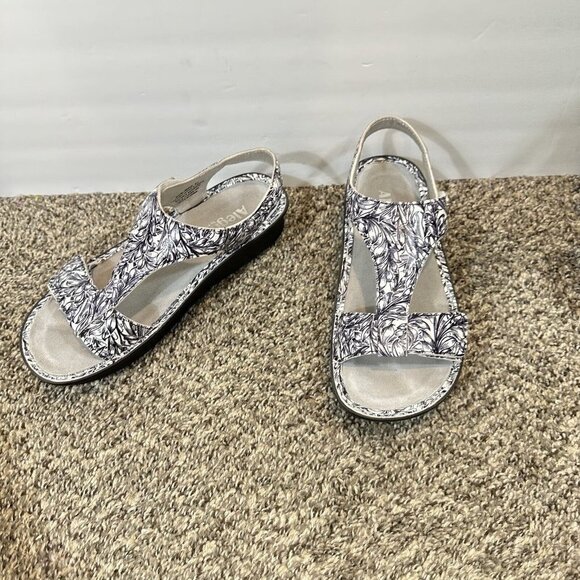 Alegria Kendra Vineland Comfort Leather Sandal US 10.5-11 Wide Ken-769 Floral - Picture 8 of 9